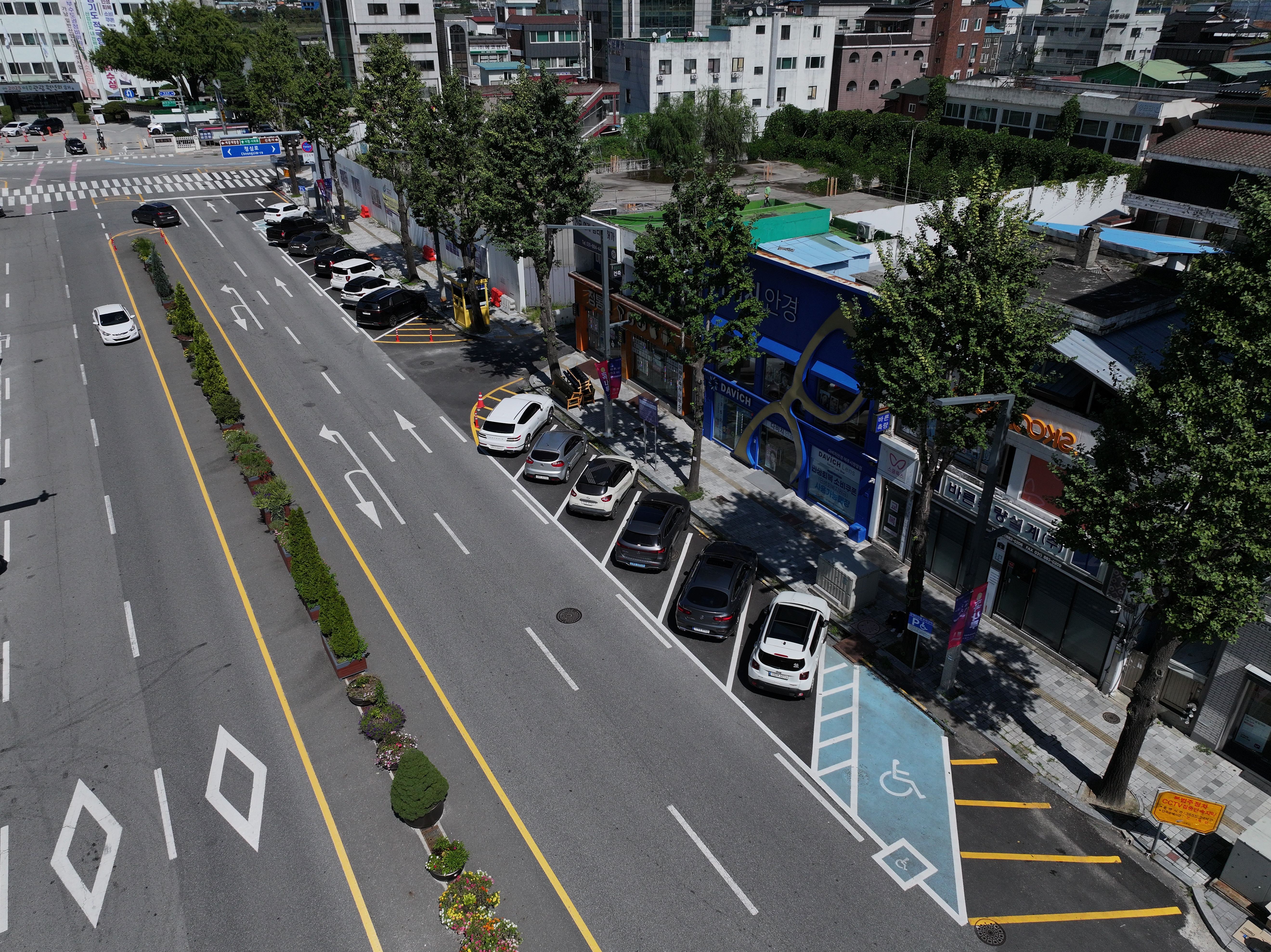 여주시청 앞 노상 주차장 사진