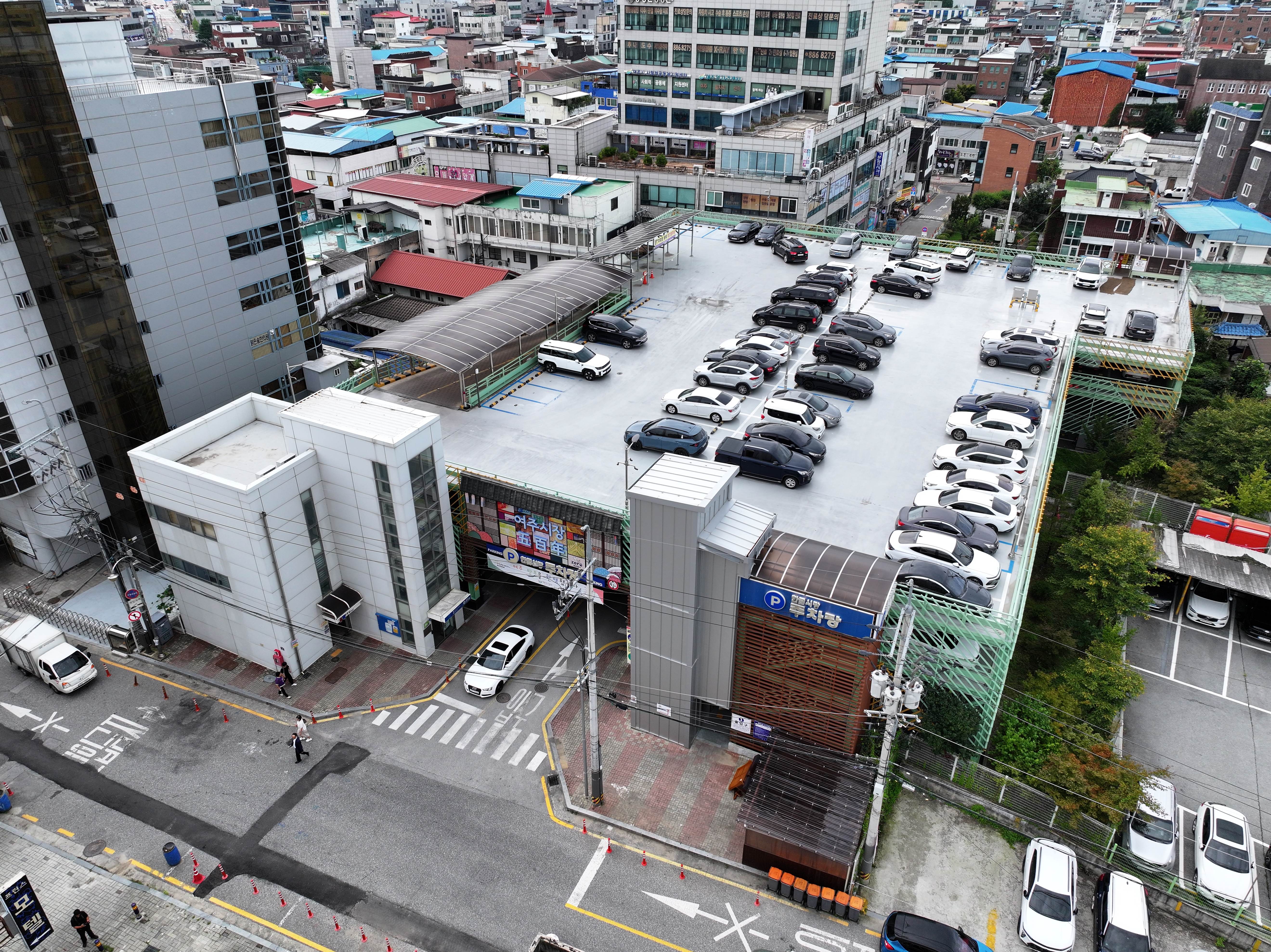 여주한글시장 공영주차장 사진