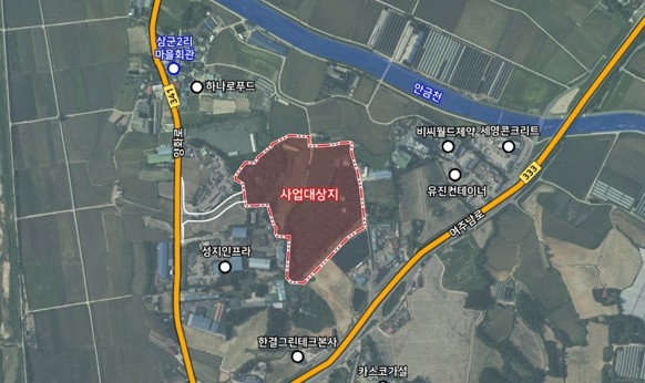 가남 일반산업단지 지도